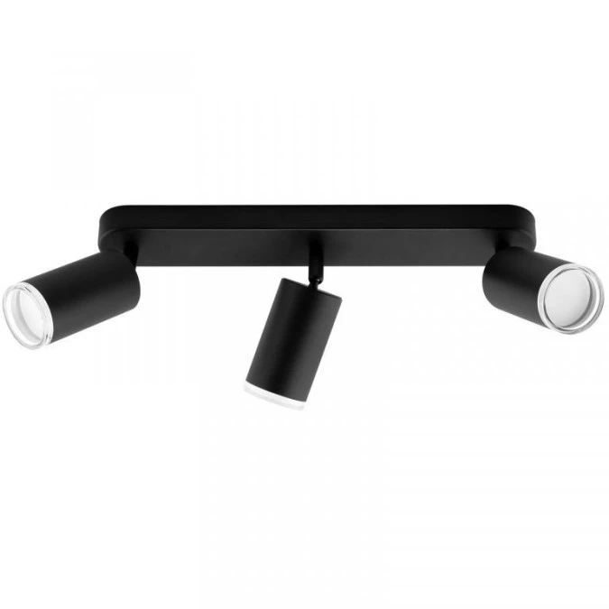 Lampa Sufitowa Reflektor LED Spot 3x GU10 IP44 ADERO Czarna Lumiled - obrazek 1