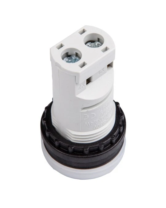 Lampka sygnalizacyjna 22mm biała do żarówek z trzonkiem BA M22‑LC‑W 216907 - obrazek 2