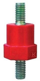 Izolator wsporczy IWS14, wysokość 38mm, do mocowania szyn w rozdzielniach i szafach sterowniczych R32RZ-06010200101 - obrazek 1