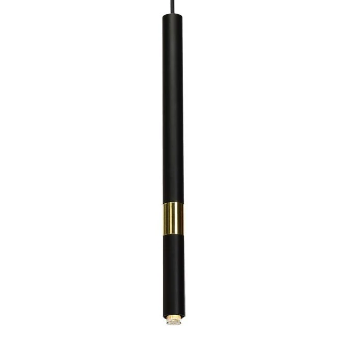 Lampa wisząca MONZA BLACK / GOLD 1xG9 8W MLP6333 Milagro - obrazek 3