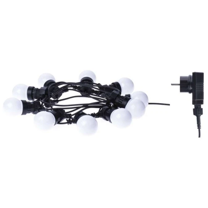 Łańcuch XMAS PARTY 2,25W 10X5LED 5m IP44 mleczny DCPW01