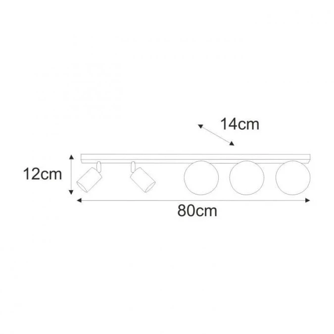 Lampa sufitowa K‑5491 z serii SWING Kaja Lighting - obrazek 2