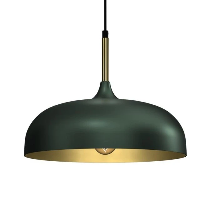 Lampa wisząca LINCOLN GREEN/GOLD 1xE27 35cm MLP8032 Milagro - obrazek 2