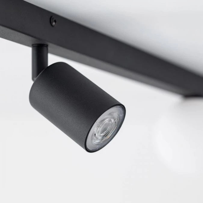 Lampa sufitowa z dwoma kloszami ze szkła i ruchomym spotem VOX 10001 TK Lighting - obrazek 3