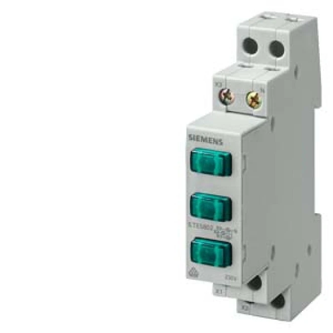Lampka modułowa 3‑fazowa zielona 230V 5TE5802 - obrazek 1