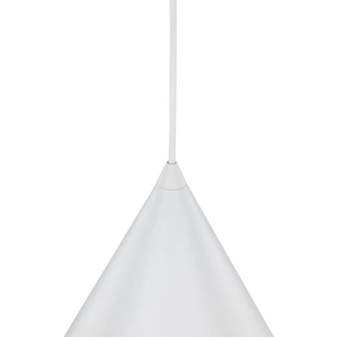Lampa wisząca z białym kloszem‑stożkiem o średnicy 25cm CONO 10008 TK Lighting - obrazek 3