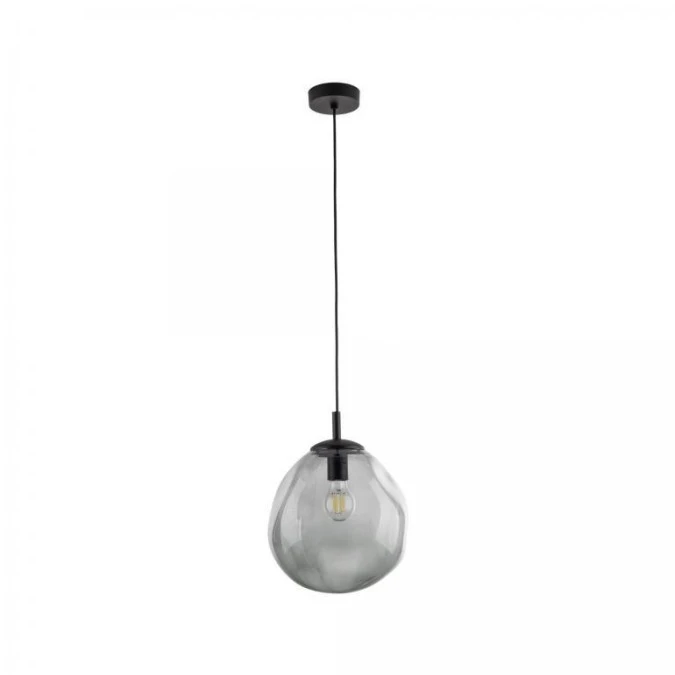 Lampa wisząca ze szklanym, grafitowym kloszem SOL 10084 TK Lighting - obrazek 1