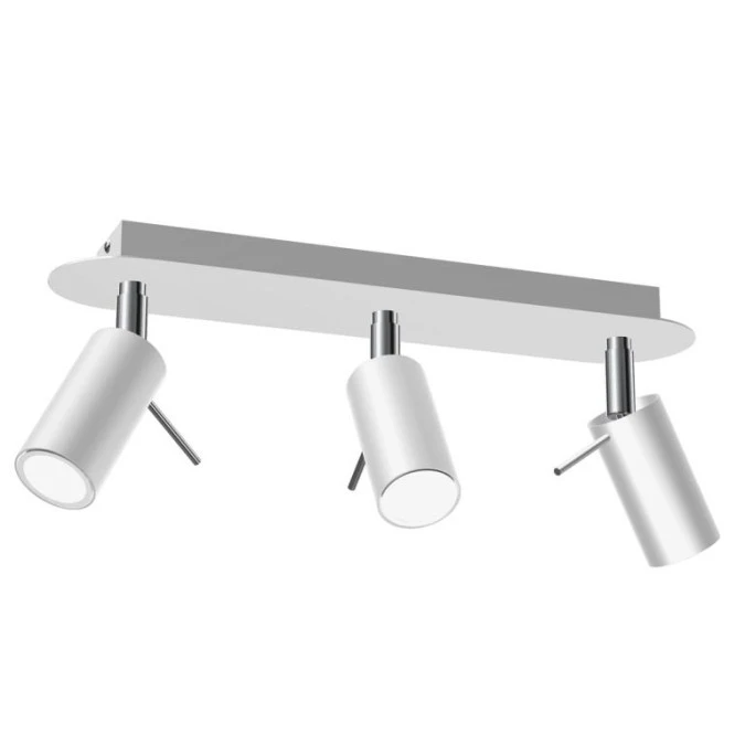 Lampa sufitowa PRESTON WHITE/CHROME 3x mini GU10 MLP7616 Milagro - obrazek 1