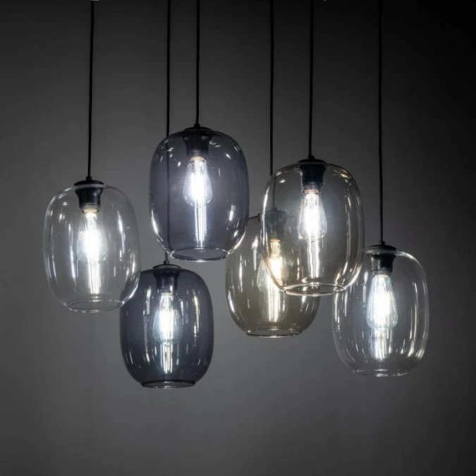Lampa wisząca na prostokątnej rozecie ELIO 5974 6xE27 TK Lighting - obrazek 3