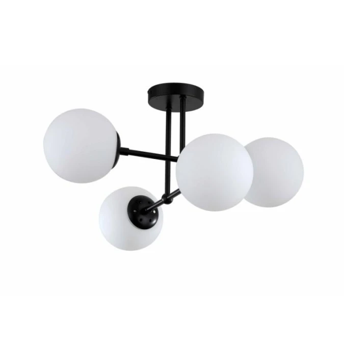 Lampa wisząca Roma 4 czarna LP‑1345/4P BK Light Prestige - obrazek 1