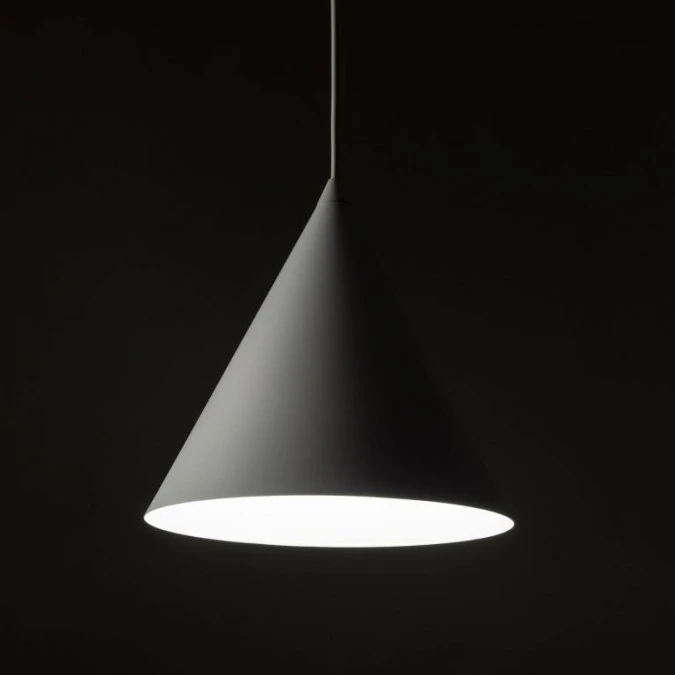 Lampa wisząca z białym kloszem‑stożkiem o średnicy 25cm CONO 10008 TK Lighting - obrazek 2