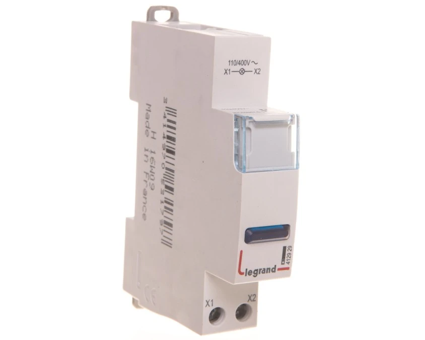Lampka modułowa LED niebieska 110/400V L404 412929 - obrazek 1