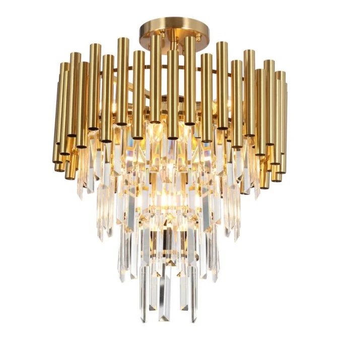 Lampa sufitowa MADISON GOLD 9xE14 ML8806 Milagro - obrazek 1