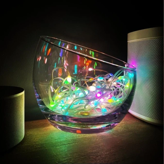 Lampki świąteczne LED girlanda smart SF‑01/100 LED RGBIC 10m USB SMART - obrazek 2