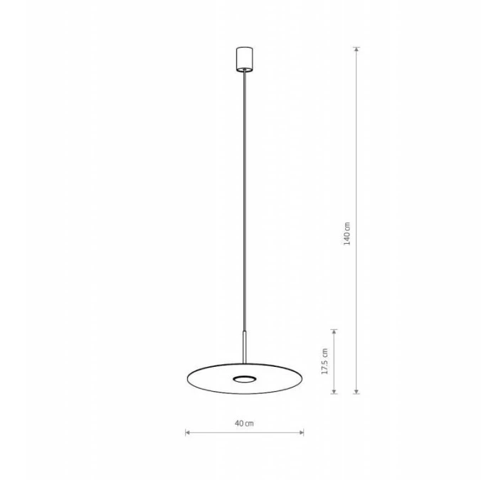 Lampa wisząca SIMONE Umbra Blue GX53 12W LED 11414 Nowodvorski - obrazek 2