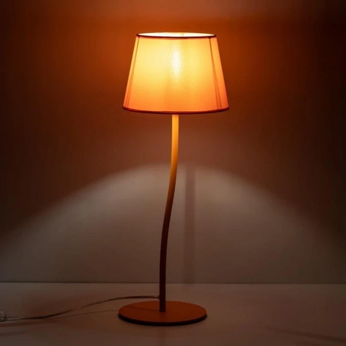 Lampka nocna w kolorze pomarańczowym NICOLA, gwint E27 6640 TK Lighting - obrazek 3