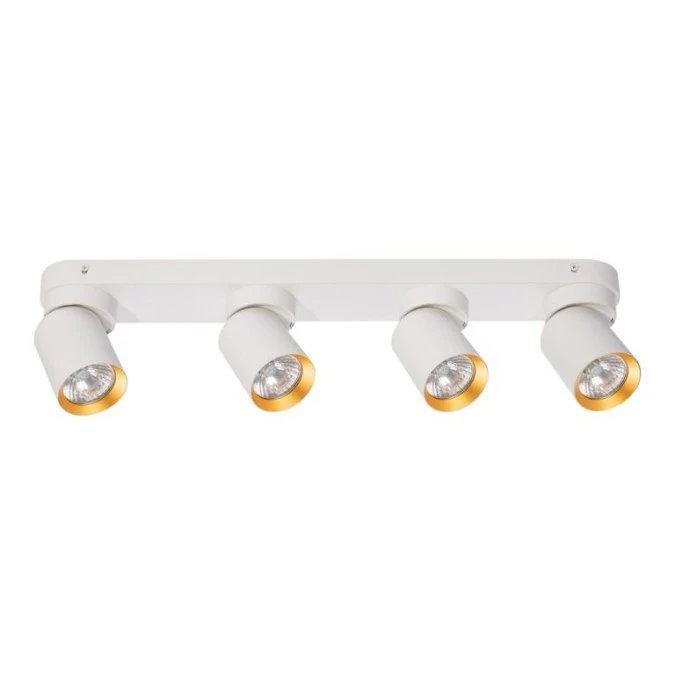 Lampa sufitowa Andy 4xGU10 Biały + Złoty ML9938 Milagro - obrazek 1