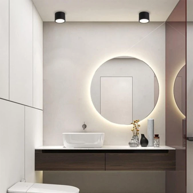 Lampa sufitowa Kendal oprawa natynkowa 1 x GX53 czarna LP‑6331/1SM IP65 BK Light Prestige - obrazek 2