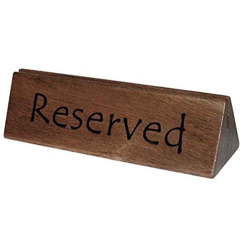 Drewniany znak zarezerwowany/uchwyt na menu uchwyt kawiarnia restauracja zastawa stołowa 10 szt
