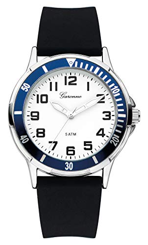 Garonne KQ14Q465 mm staal/rubber zwart-wit-blauw Garonne KQ14Q465 mm staal/rubber zwart-wit-blauw