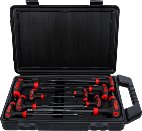 BGS Diy 7882 Zestaw wkrętaków typu T z bocznym grotem gniazdo sześciokątne 2 10 mm 9 szt.