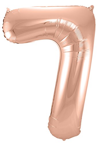 Folat Balon w kształcie cyfry 7 Różowe złoto 86 cm Folat Balon w kształcie cyfry 7 Różowe złoto 86 cm