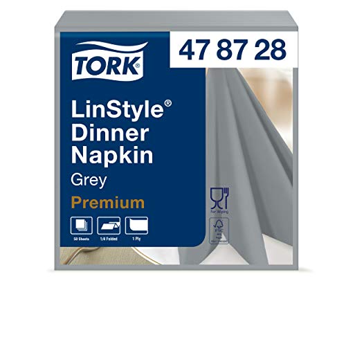 Tork LinStyle Ręcznik obiadowy szary, składany 1/4 1 fałd, 39 cm x cm, 12 50 ręczników, 478728 Tork LinStyle Ręcznik obiadowy szary, składany 1/4 1 fałd, 39 cm x cm, 12 50 ręczników, 478728