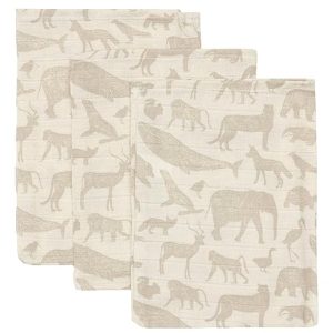 Jollein Animals Nougat 3 sztuki myjki hydrofilowe 536 848 67044 Jollein Animals Nougat 3 sztuki myjki hydrofilowe 536 848 67044