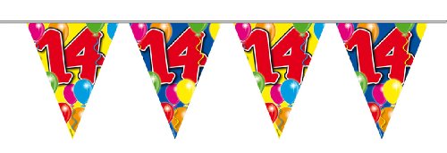 Folat Balony Girlandy na 14.urodziny 10 m - obrazek 1
