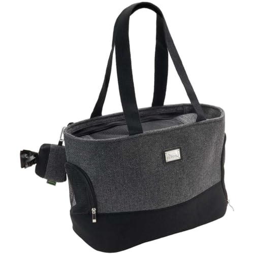 HUNTER Barcelona torba transportowa z torbą na odchody, 40 x 19 30 cm, szara wielokolorowa - obrazek 1