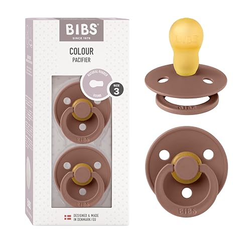 BIBS Smoczek Uspokajający 2-Pack Woodchuck i Blush Rozmiar L Kauczuk Naturalny