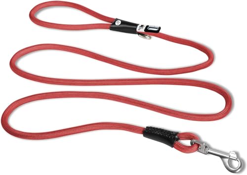 Curli Smycz dla psa Stretch Comfort czerwona M - obrazek 1