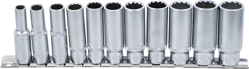 BGS 5252 Zestaw nasadek dwunastokątnych głębokich 10 mm 3/8 cala – 11 szt. BGS 5252 Zestaw nasadek dwunastokątnych głębokich 10 mm 3/8 cala – 11 szt.