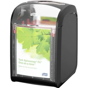 Tork 272900 Xpressnap Fit dozownik stołowy z tworzywa sztucznego, kolor czarny Tork 272900 Xpressnap Fit dozownik stołowy z tworzywa sztucznego, kolor czarny