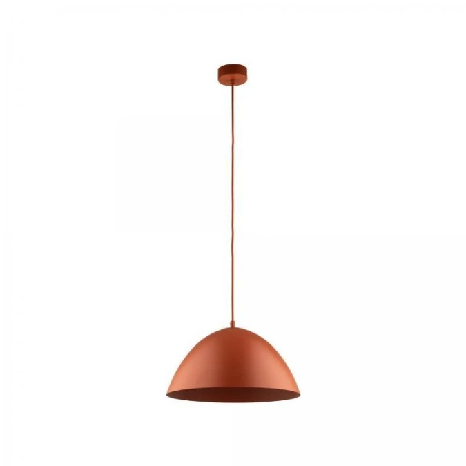 Lampa wisząca FARO w kolorze ceglanym, klosz w kształcie kopuły na E27 10259 TK Lighting - obrazek 1