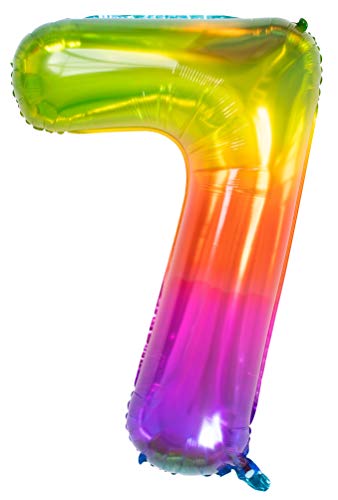 Folat Balon foliowy Yummy Gummy Rainbow Numer 7 86 cm