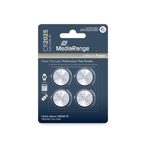 MediaRange litowe baterie guzikowe, CR20253V, 4 sztuki w opakowaniu - obrazek 1