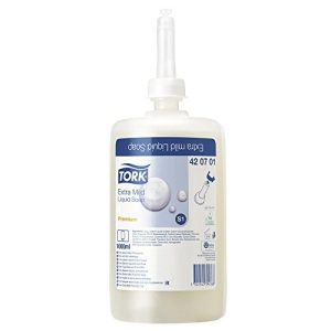 Tork Sensitive Hand mydło w płynie S1, testowane dermatologicznie, 6 x 1000 ml, 420701 Tork Sensitive Hand mydło w płynie S1, testowane dermatologicznie, 6 x 1000 ml, 420701