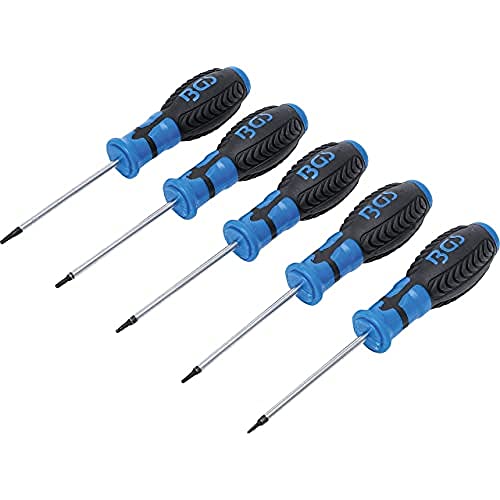 BGS 6826 Zestaw wkrętaków profil T (do Torx) z otworem T6 T10 5 szt.