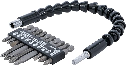 BGS Diy 20804 Zestaw bitów z elastycznym wałkiem napęd 6,3 mm (1/4″) 11 szt.