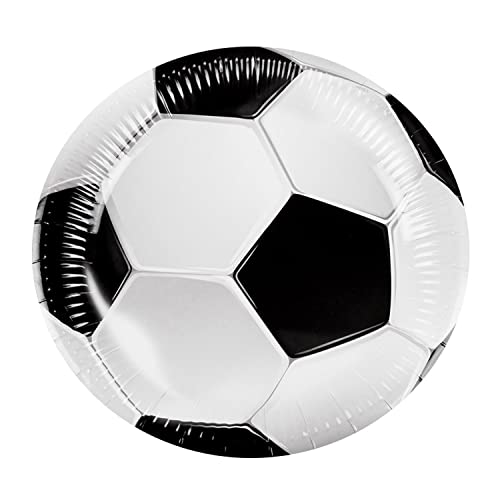 Talerzyki papierowe Football, 23 cm, 10 szt. Talerzyki papierowe Football, 23 cm, 10 szt.