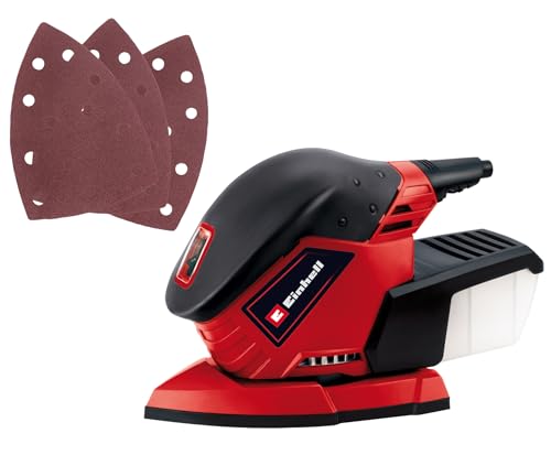 Einhell Wielofunkcyjna szlifierka TE OS 1320 (130 W, Ø obwodu rezonansowego 2 mm, powierzchnia szlifowania 150 x 100 pojemnik na kurz, w tym 3x papier ścierny) - obrazek 1