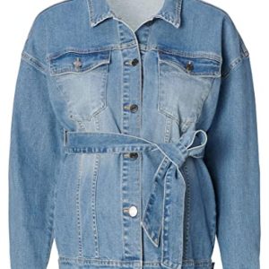 Noppies Damska kurtka Budapest z długim rękawem, Aged Blue – P144, 38 Noppies Damska kurtka Budapest z długim rękawem, Aged Blue – P144, 38