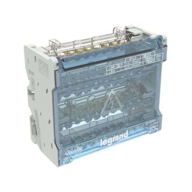 Modułowy blok rozdzielczy 4P 1,5‑16mm2 6M 100A 10 zacisków 400406 - obrazek 1