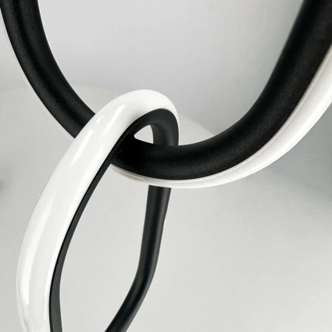 Lampa wisząca LED,lampa sufitowa 12W, 700lm, 4000K, IP20, czarna, SANTANA HOROZ - obrazek 3