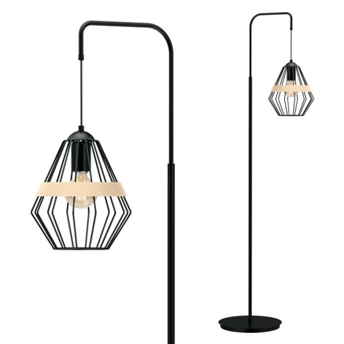 Lampa stojąca CLIFF BLACK 1xE27 MLP5528 Milagro - obrazek 2