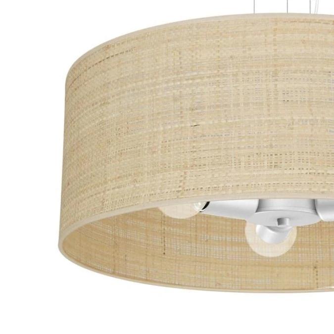 Lampa wisząca MARSHALL WHITE / RATTAN 3xE27 MLP7490 Milagro - obrazek 3