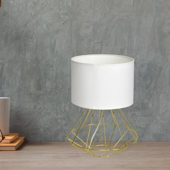 Lampa stojąca LUPO WITE/GOLD 1xE27 MLP6268 Milagro - obrazek 3