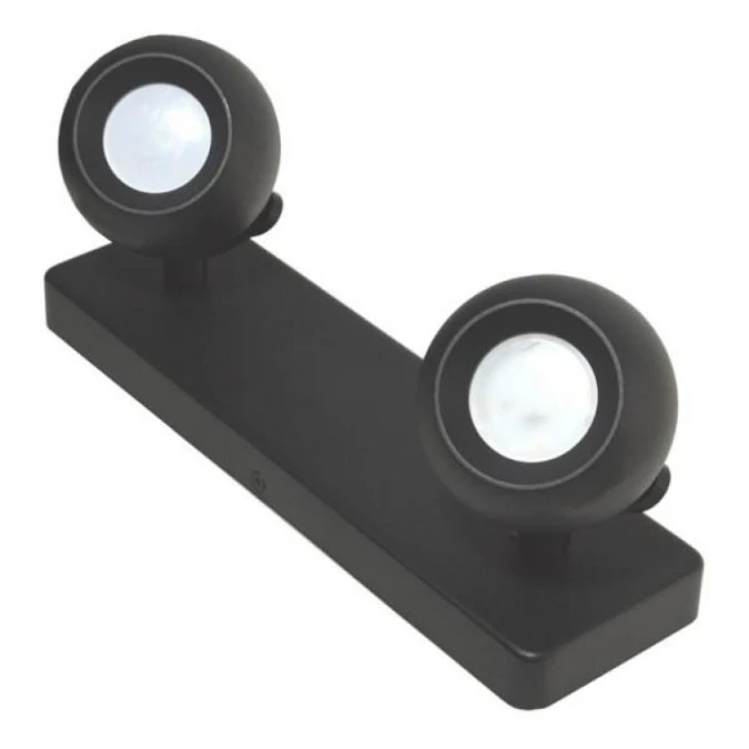 Lampa spotlight Colm 2xGU10 czarna - obrazek 1