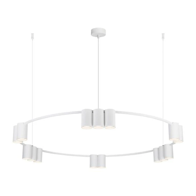 Lampa wisząca (koło) GENESIS WHITE15xGU10 ML0377 Milagro - obrazek 1